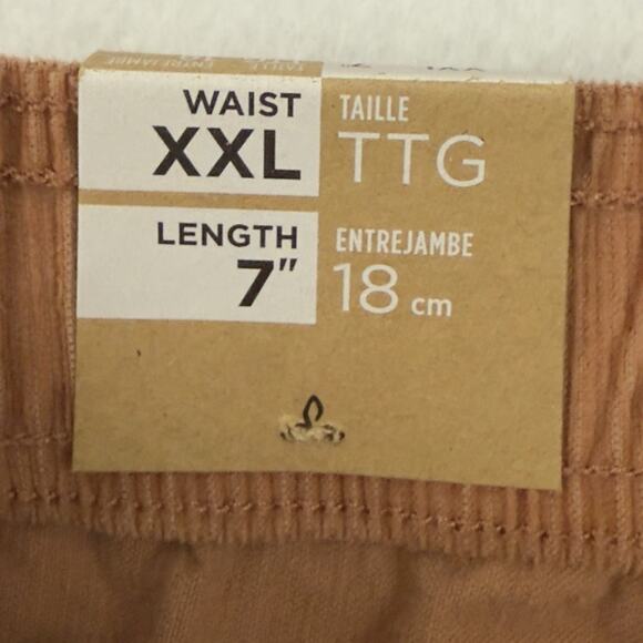 prAna Mens XXL Canyon Camp Shorts Clay Corduroy Organic Cotton 7” Inseam NWT $79 - Picture 12 of 15
